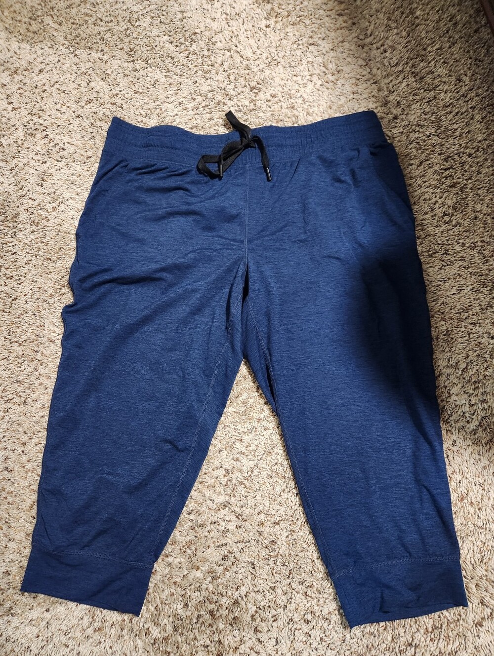 Navy Blue Capri Lounge Pants